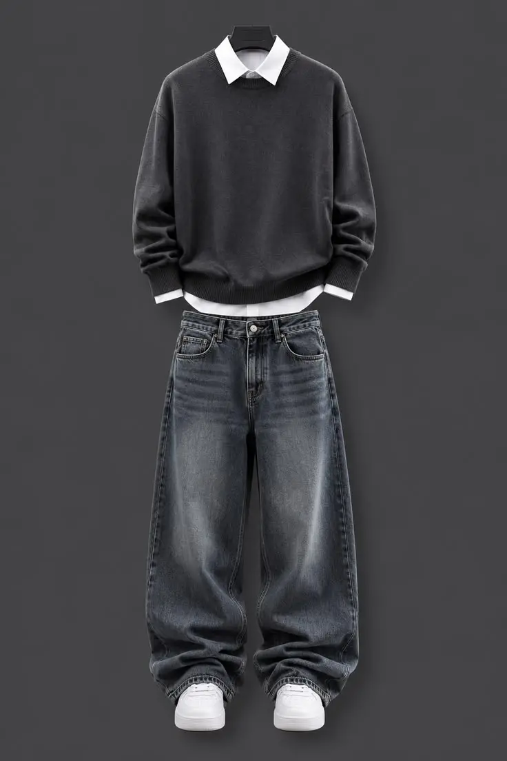 Wide Jean Ceniza